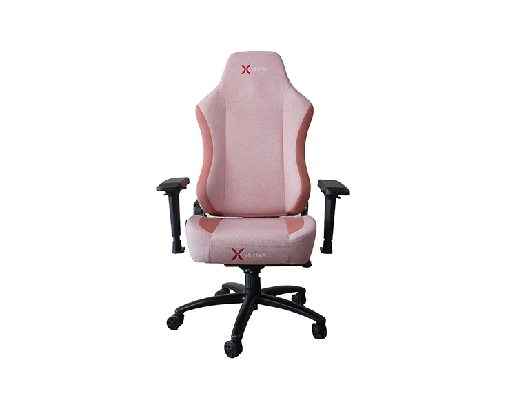 Gaming Chair: Vertex Kiti Gaming Chair Pink Fabric